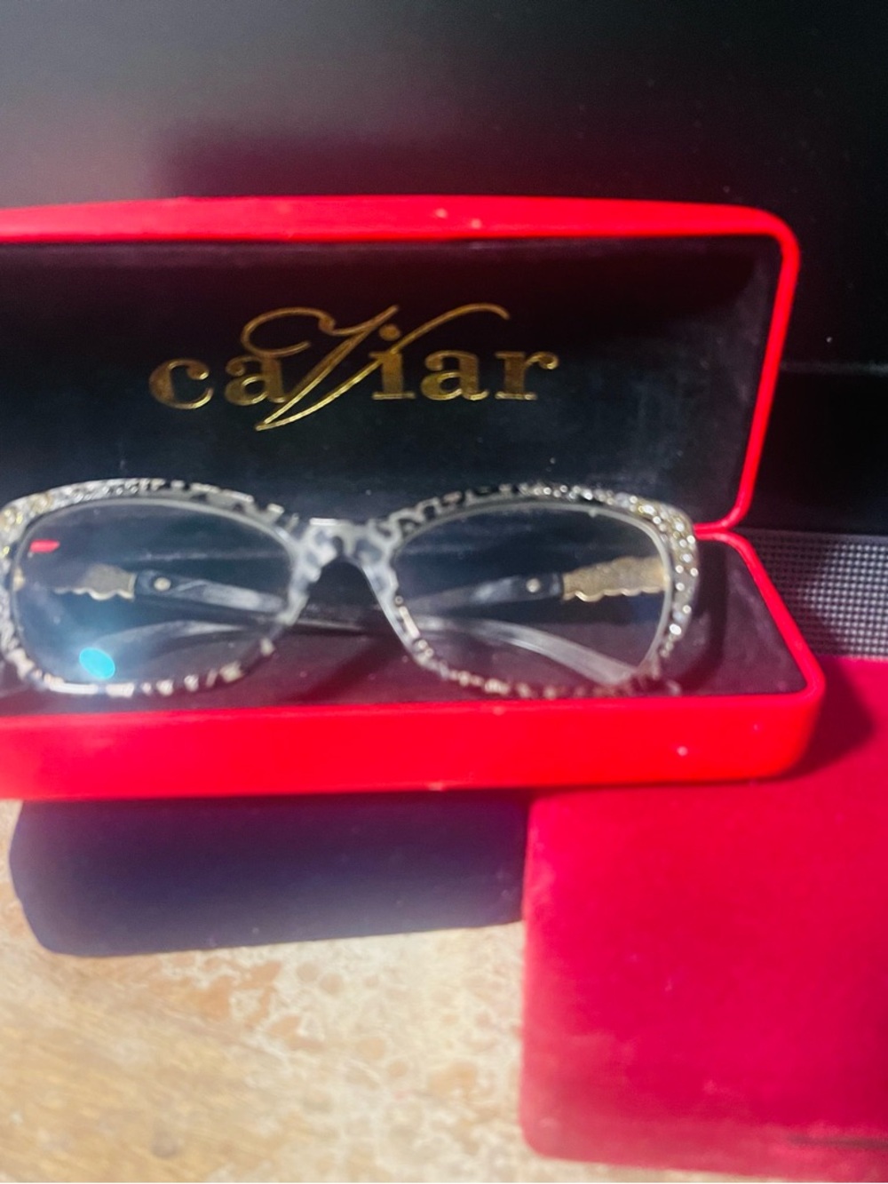 ⚜️Caviar Swarovski Eye Glasses - Picture 2 of 3